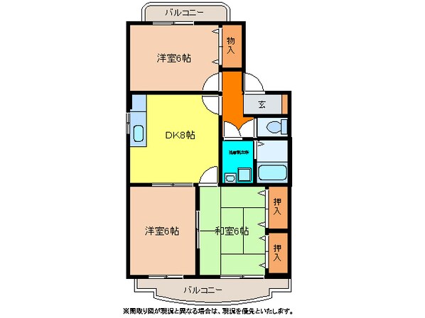 フロンティアⅠ・Ⅱの物件間取画像